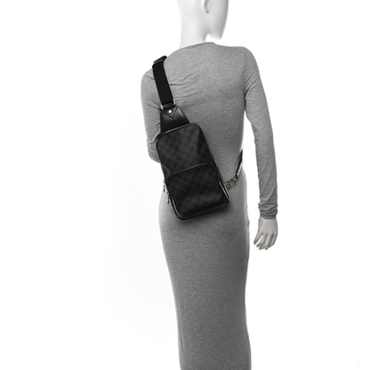 Louis Vuitton Damier Graphite Avenue Sling Backpack 2 of 10