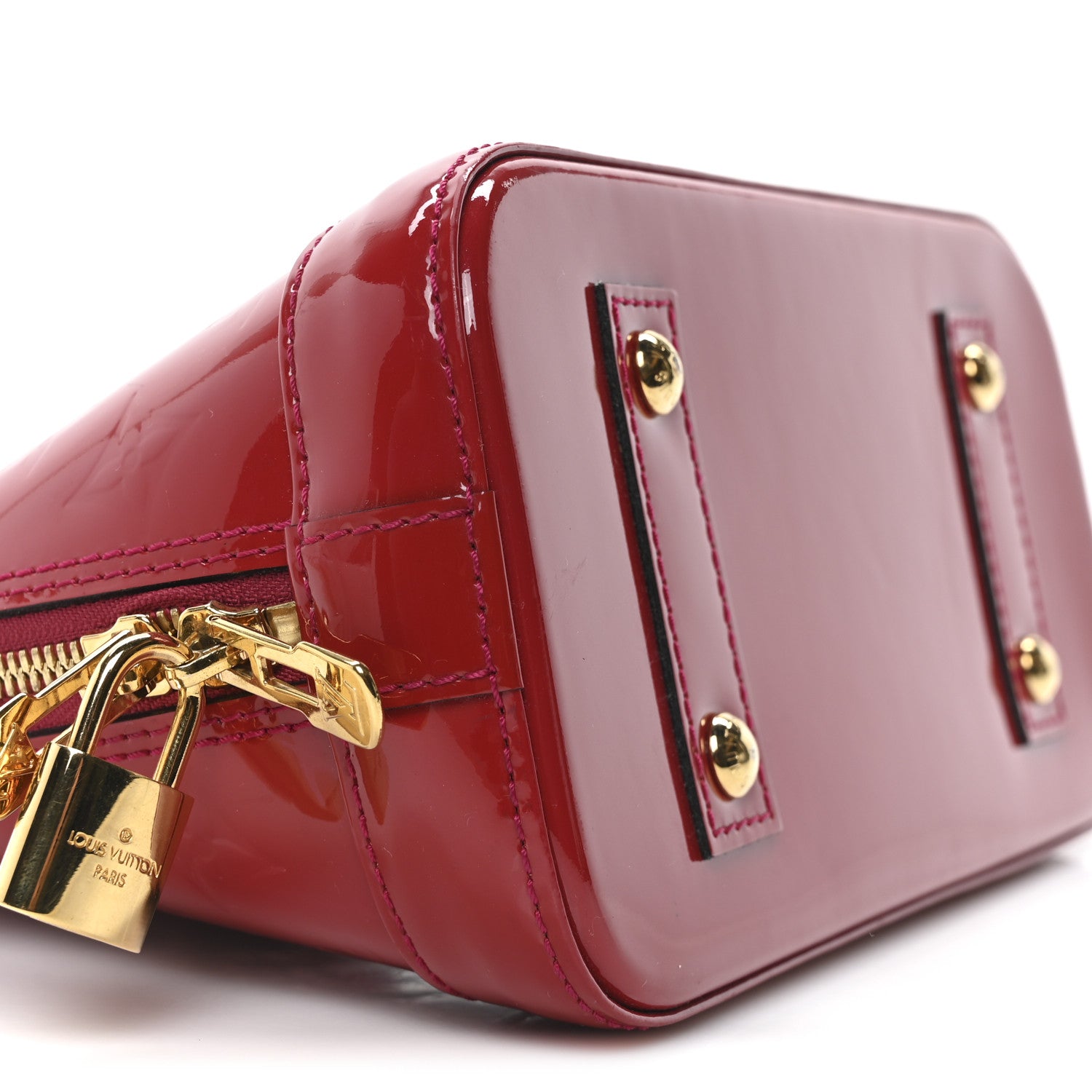 Louis Vuitton Vernis Alma BB Rose Indien 8 of 9