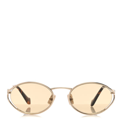 Miu Miu Metal Oval Sunglasses SMU52Y Tortoise 2 of 7