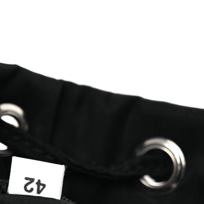 Prada Re-Nylon Vela Drawstring Wristlet Pouch Black 8 of 11