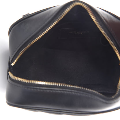 Saint Laurent Calfskin Matelasse Monogram Lou Belt Bag Black 5 of 10