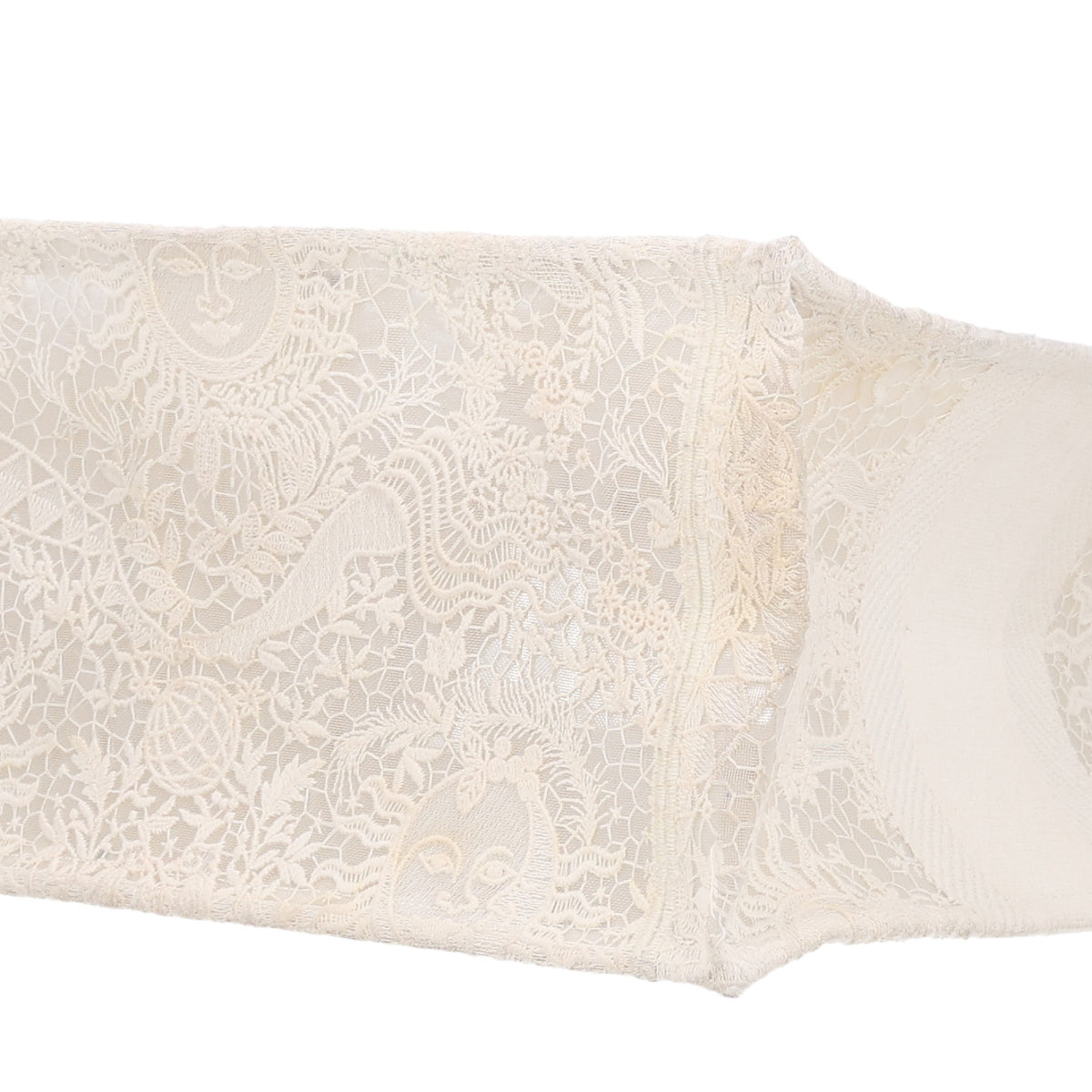 Christian Dior Embroidered 3D Macrame D-Lace Butterfly Medium Book Tote White 9 of 9
