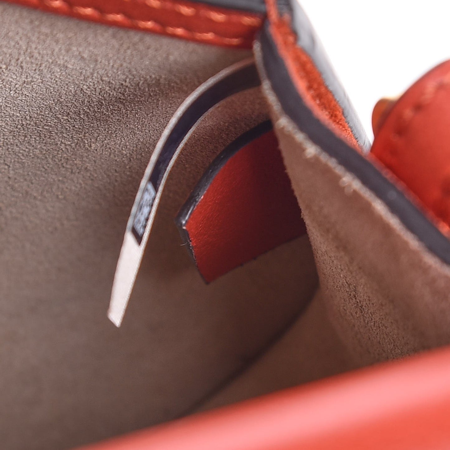 Calfskin Small Nile Bracelet Bag Earthy Red
