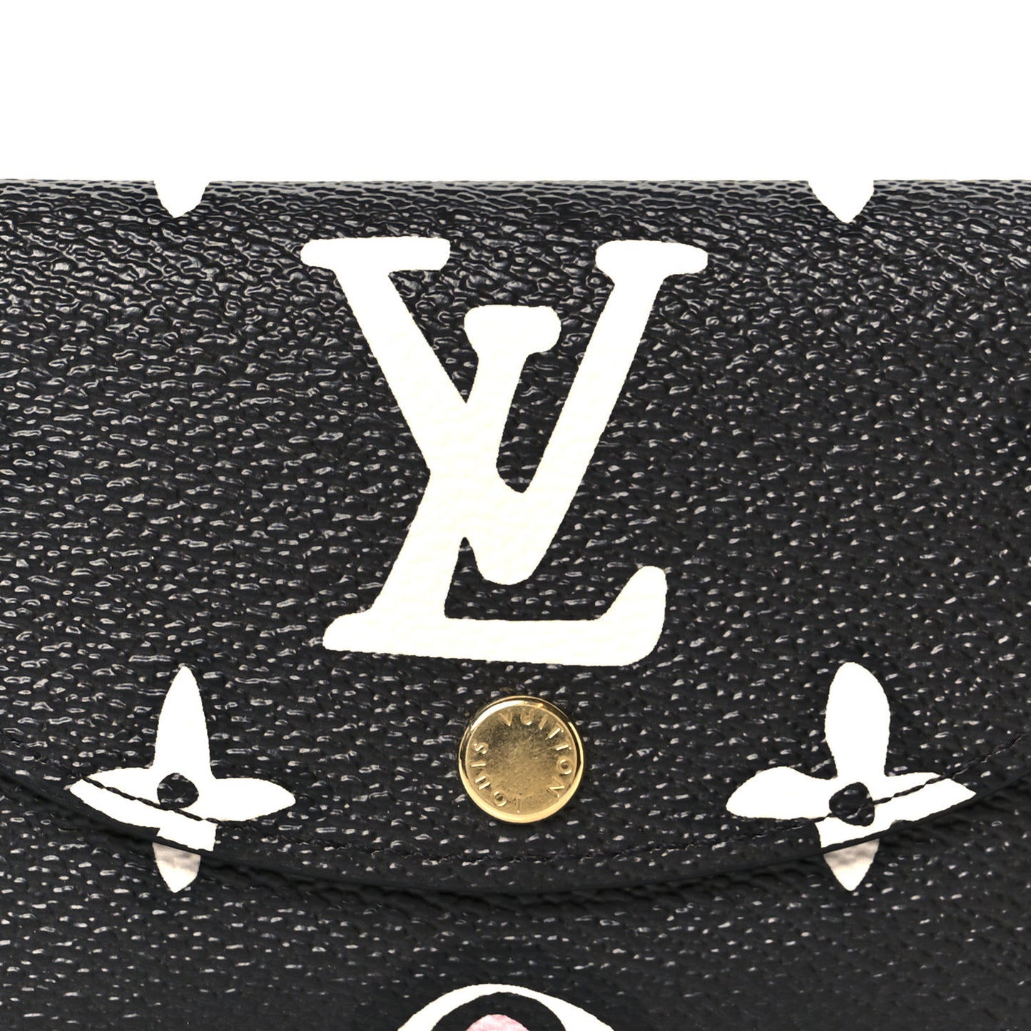 Monogram Giant Wild At Heart Rosalie Coin Purse Black