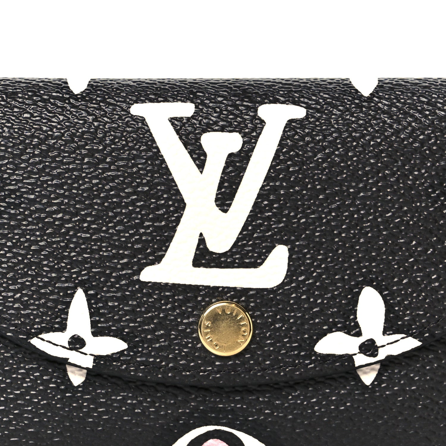 Louis Vuitton Monogram Giant Wild At Heart Rosalie Coin Purse Black 7 of 7