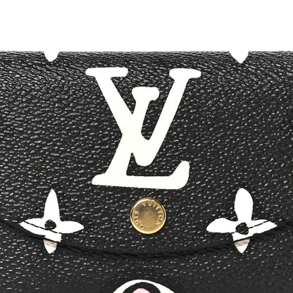 Louis Vuitton Monogram Giant Wild At Heart Rosalie Coin Purse Black 7 of 7