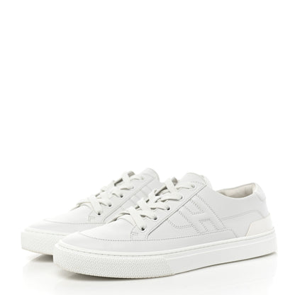 Hermes Calfskin Deep Sneakers 40 White 3 of 8