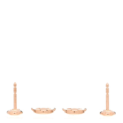 Hermes 18K Rose Gold TPM Farandole Stud Earrings 3 of 5