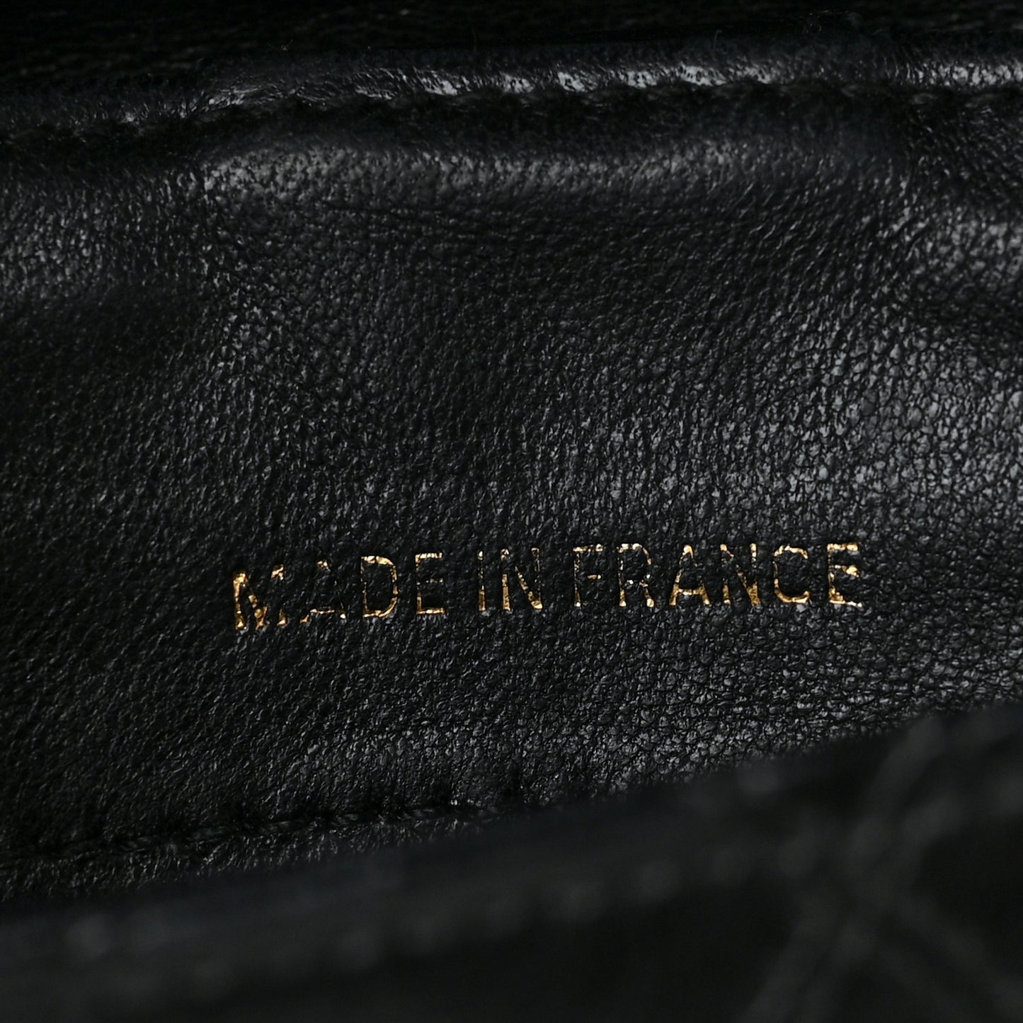 Lambskin Diamond Stitched Envelope Long Flap Wallet Black