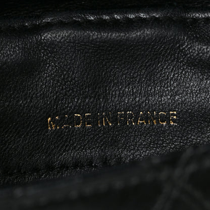 Chanel Lambskin Diamond Stitched Envelope Long Flap Wallet Black 7 of 11