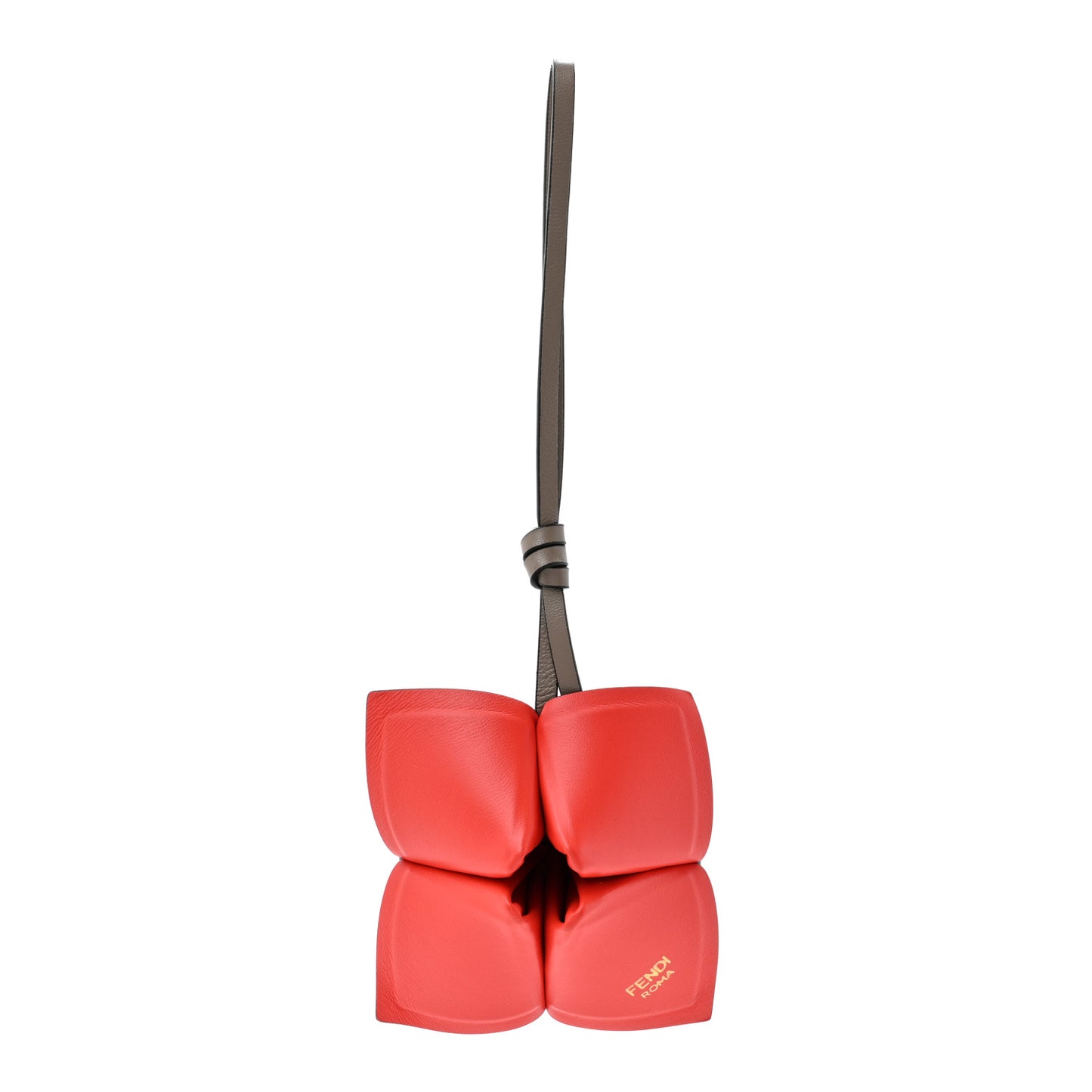 Nappa Fortune Teller Bag Charm Red