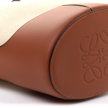 Loewe Canvas Calfskin Balloon Bucket Bag Ecru Tan 9 of 11