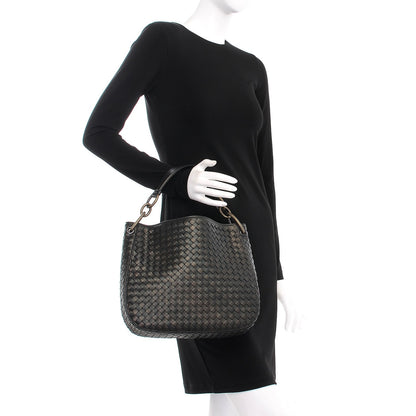 Bottega Veneta Nappa Intrecciato Small Loop Dark Bronze 2 of 8