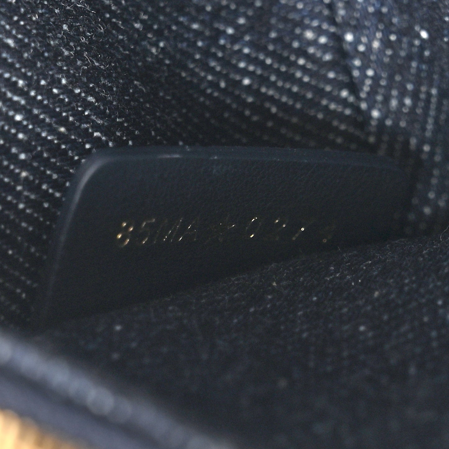 Denim All Over Miss Dior Flap Blue