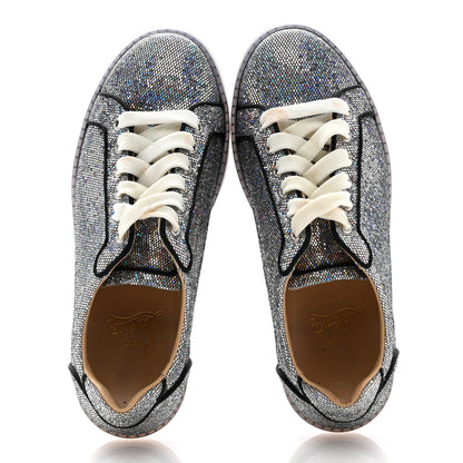 Christian Louboutin Seava Glitter Disco Ball Flat Sneakers 36 Multicolor 2 of 11