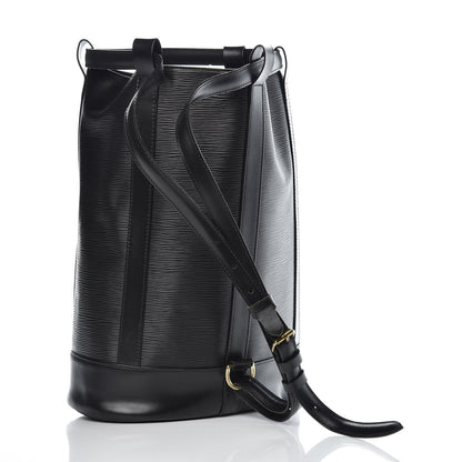 Louis Vuitton Epi Randonnee PM Black 3 of 7