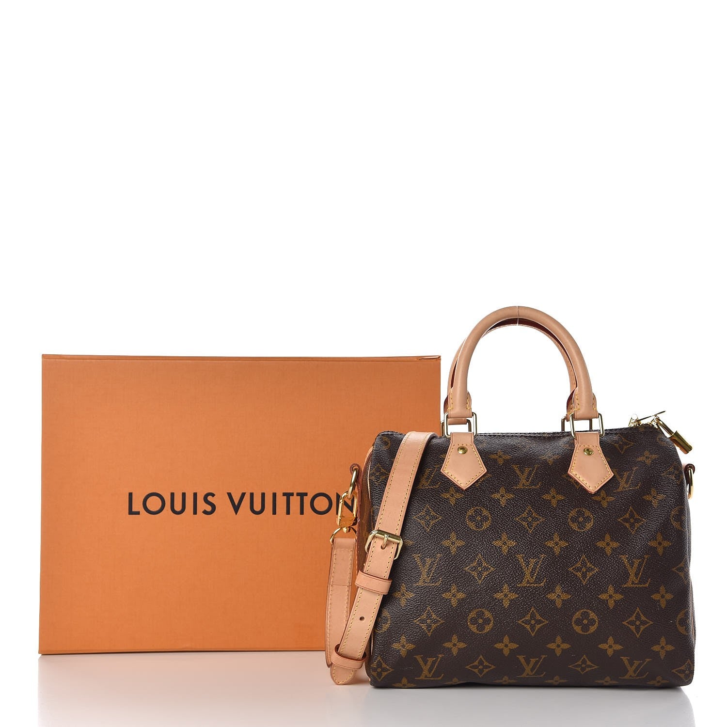Louis Vuitton Monogram Speedy Bandouliere 25 8 of 8