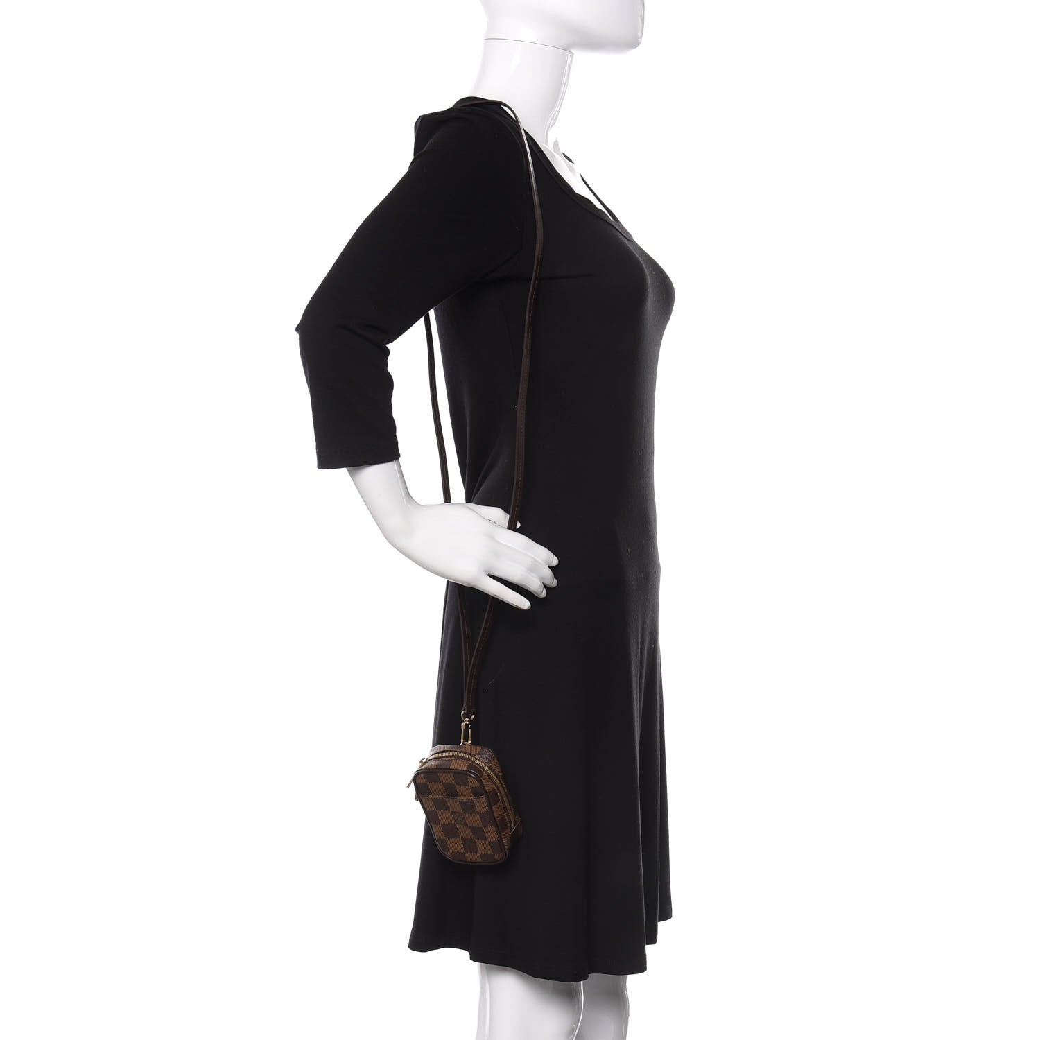 Louis Vuitton Damier Ebene Etui Okapi Case PM 2 of 9