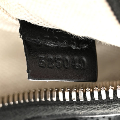 Gucci Calfskin GG Tennis Embossed Belt Bag Black 7 of 10