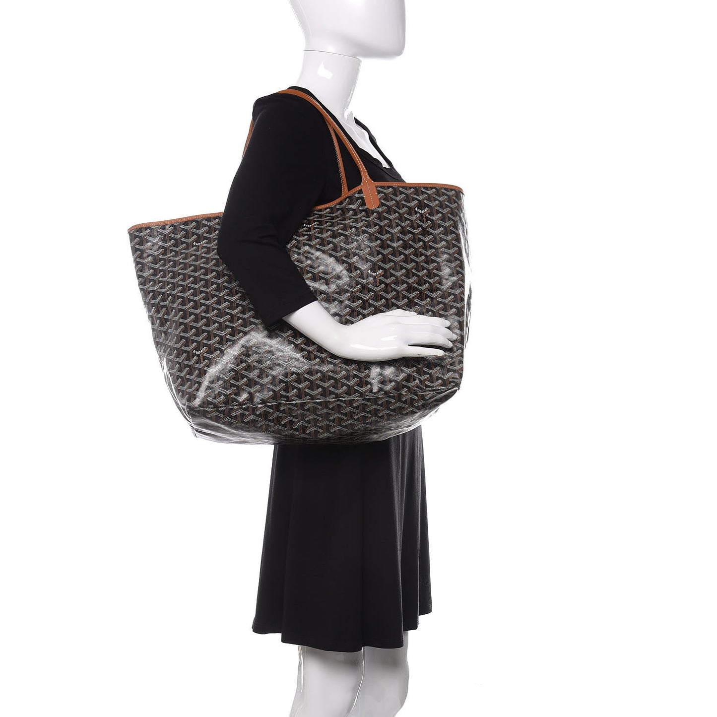 Goyardine Saint Louis GM Black Gold
