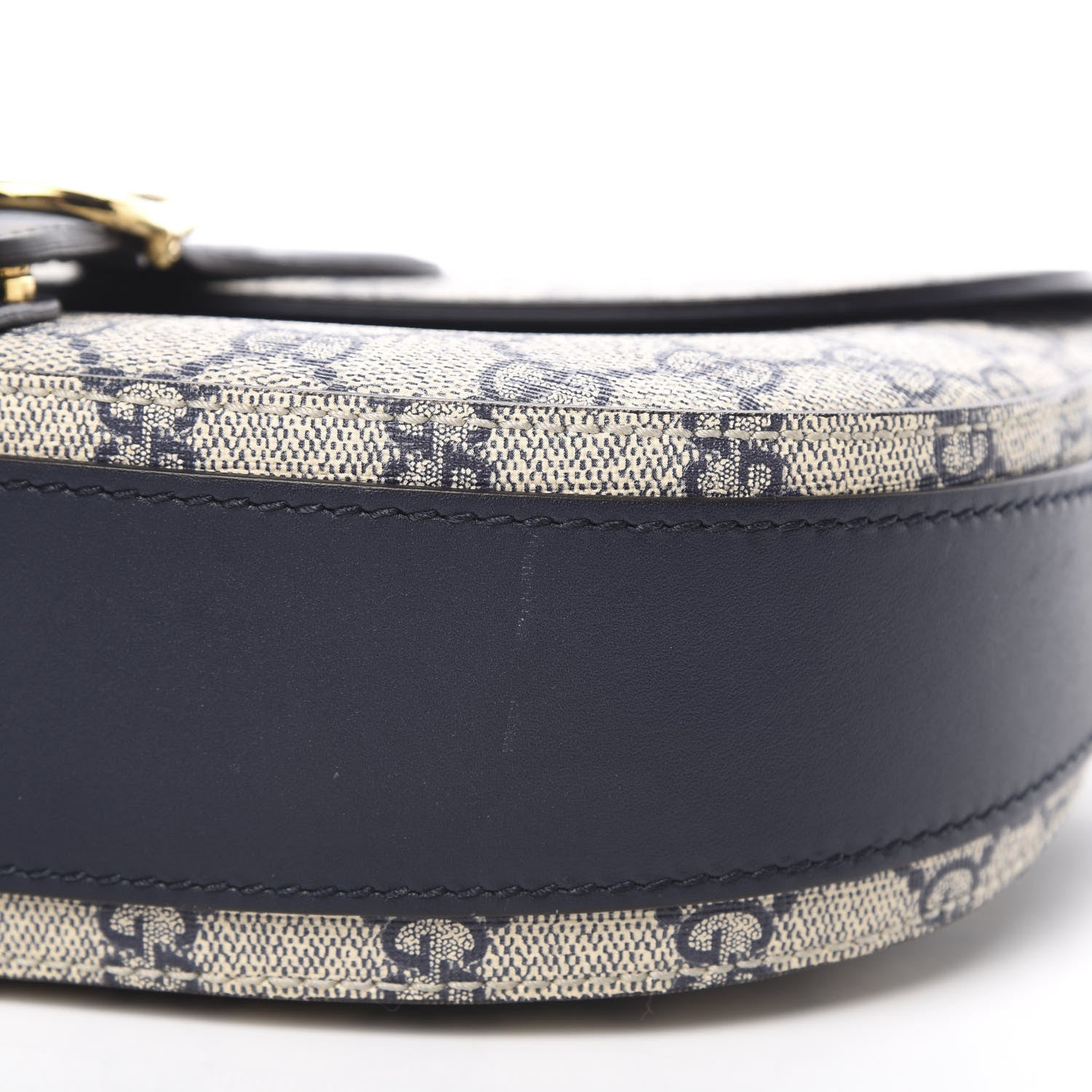 Gucci GG Supreme Monogram Small Messenger Shoulder Bag Beige Blue Navy 13 of 13