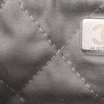 Chanel Shiny Calfskin Quilted Small Chanel 22 Grey 8 of 11