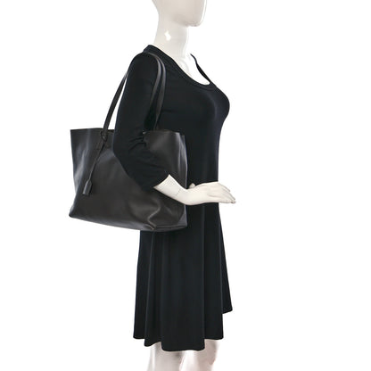 Saint Laurent Calfskin Large Shopping Tote Dark Grey 2 of 11
