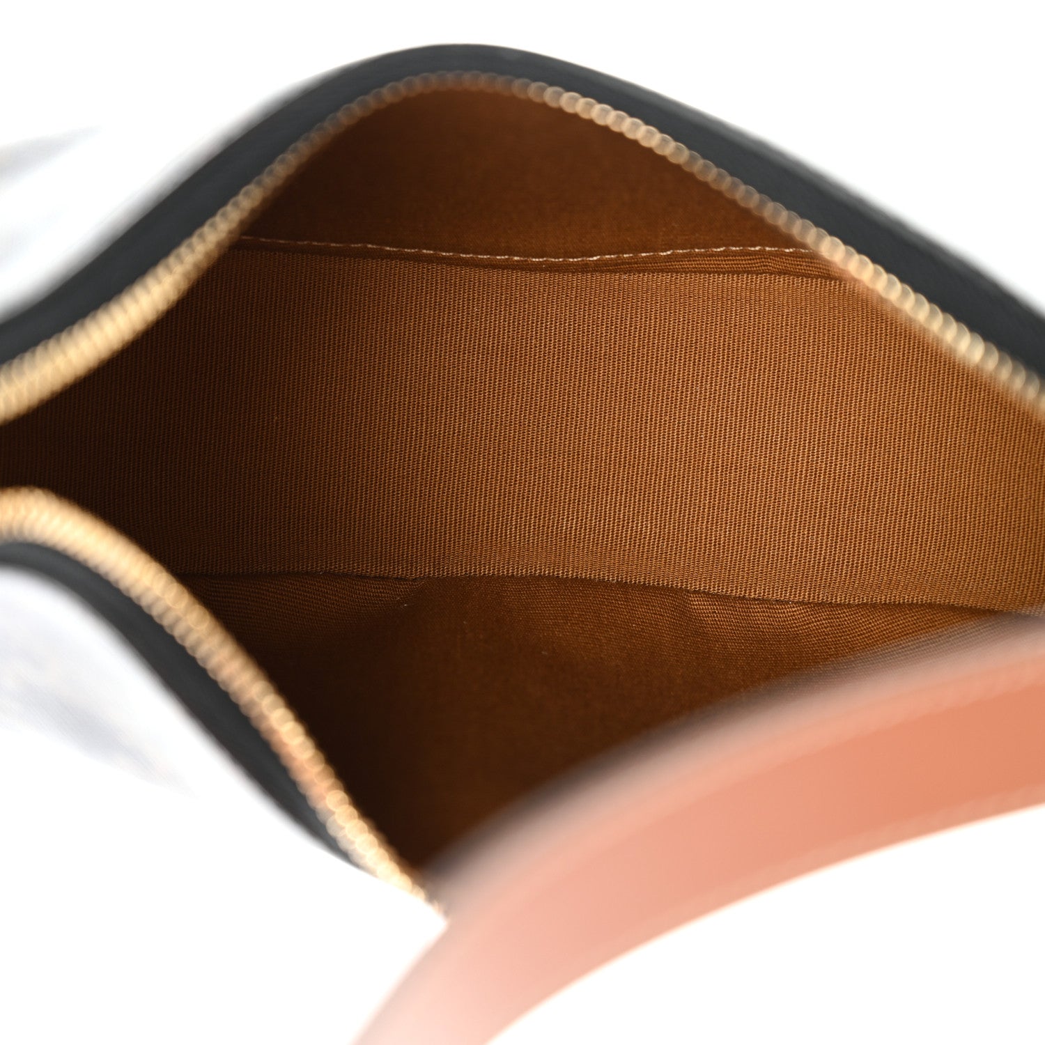 Celine Triomphe Canvas Calfskin Ava Shoulder Bag Tan 4 of 10