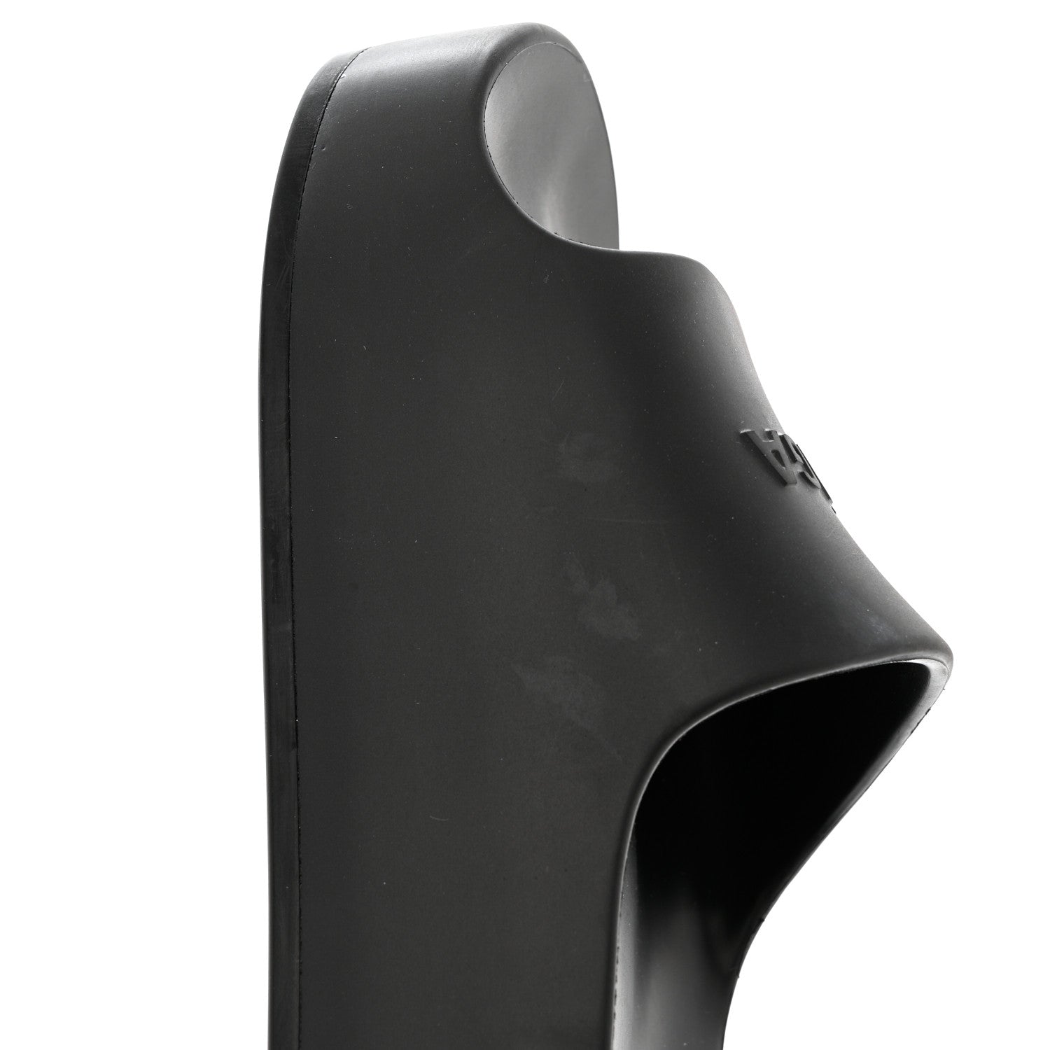 Balenciaga Rubber Chunky Platform Slide Sandals 38 Black 8 of 9