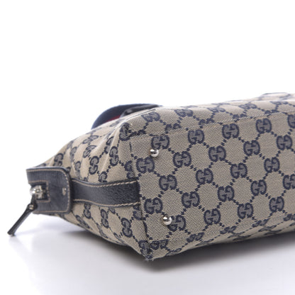 Gucci GG Monogram Web Pop Tote Navy 9 of 10