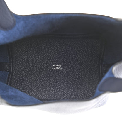 Hermes Taurillon Clemence Picotin Lock 18 PM Bleu Nuit 5 of 12