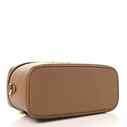 Prada Vitello Daino Mini Vanity Top Handle Bag Caramel 4 of 9