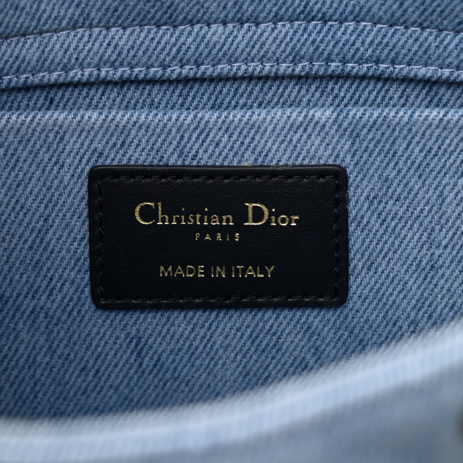 Christian Dior Denim Macrocannage Lady D-Joy Blue 1144177