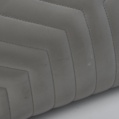 Saint Laurent Calfskin Y Quilted Monogram Large Loulou Chain Satchel Earth 12 of 16