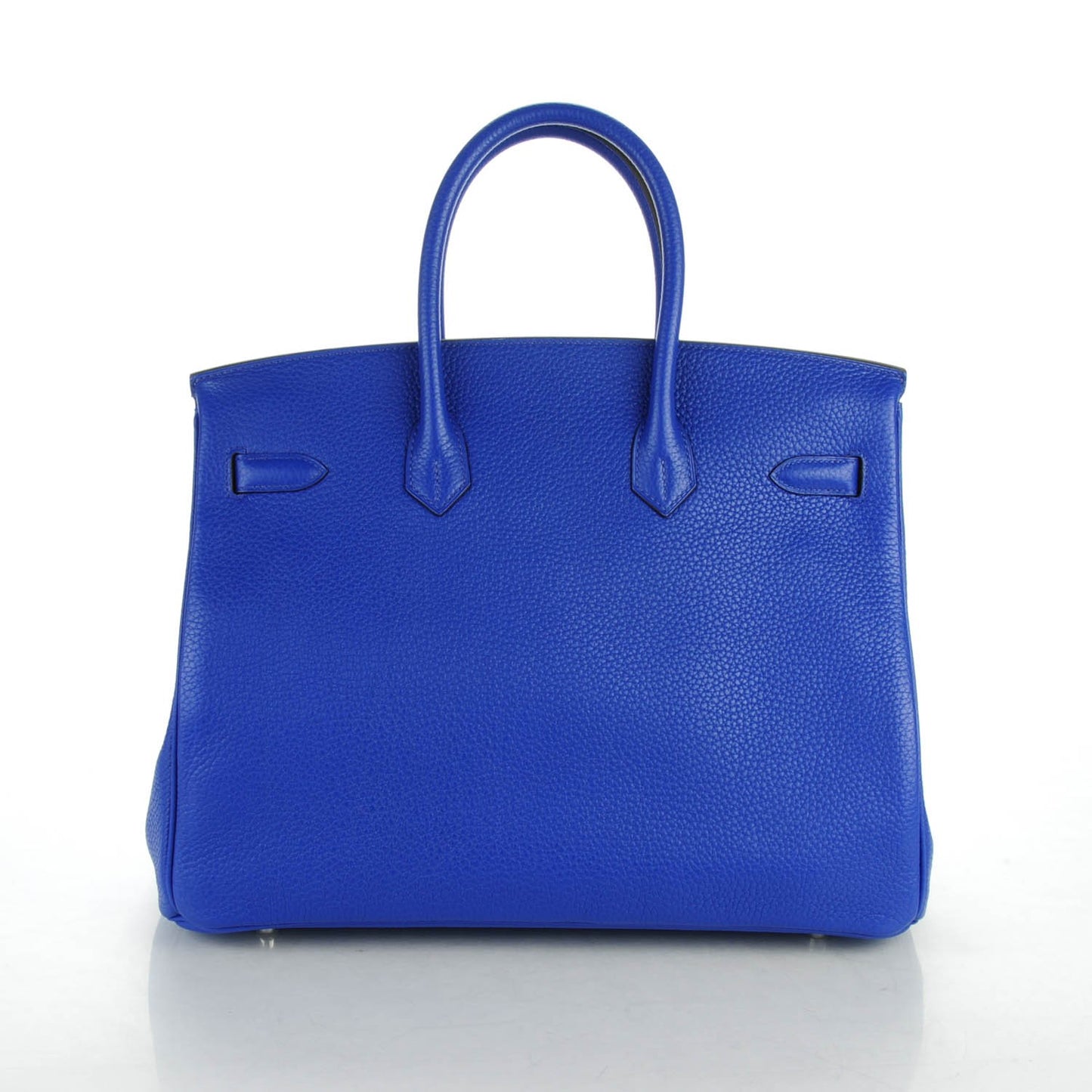 Taurillon Clemence Birkin 35 Bleu Electrique
