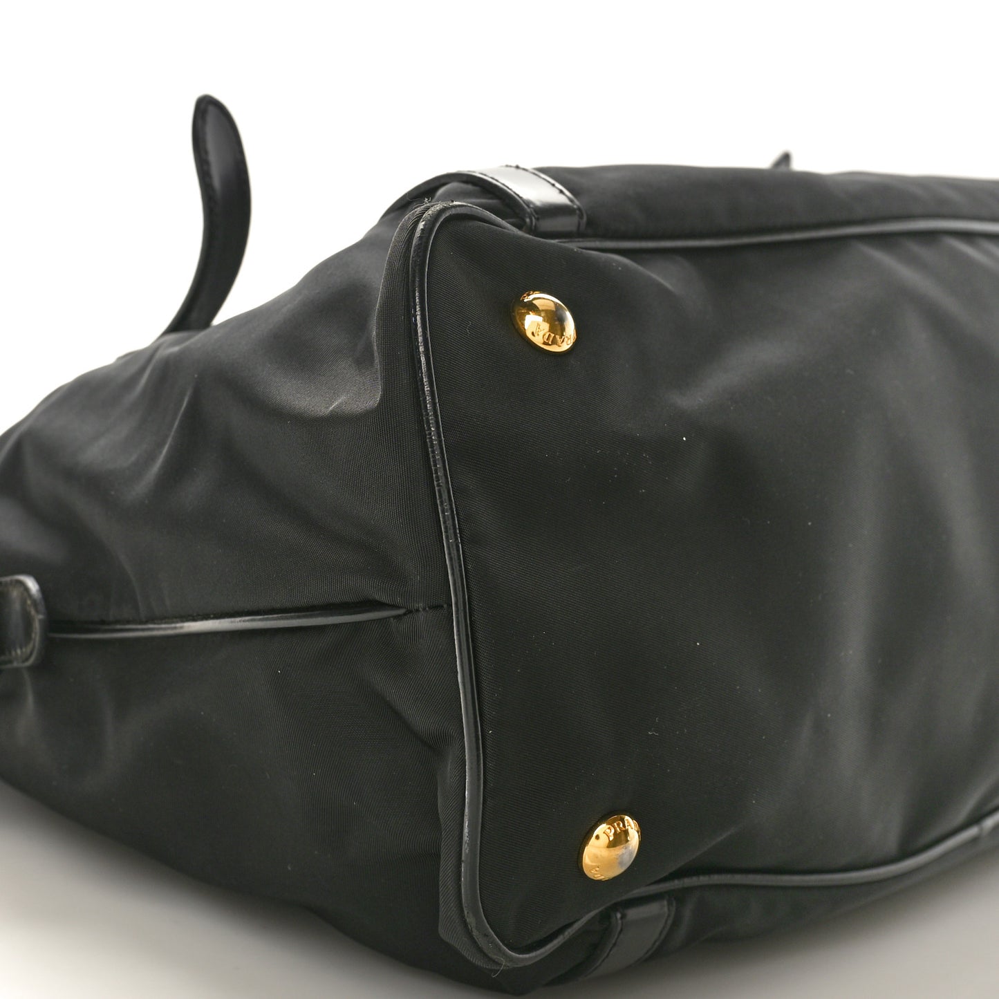 Tessuto Nylon Soft Calf Tote Black