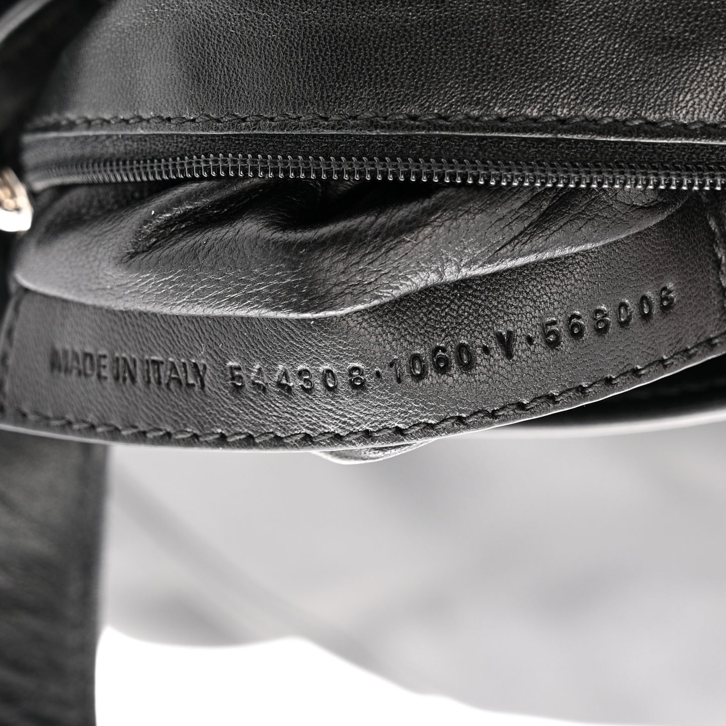 Calfskin Kittens Market Shopper Black