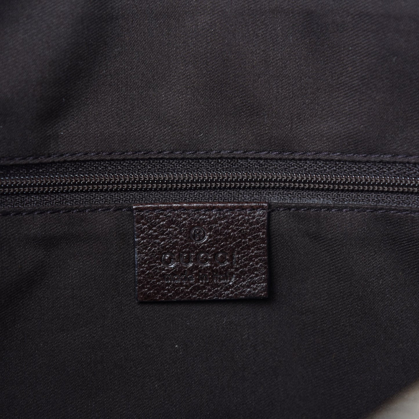 Monogram Medium Abbey Tote Dark Brown