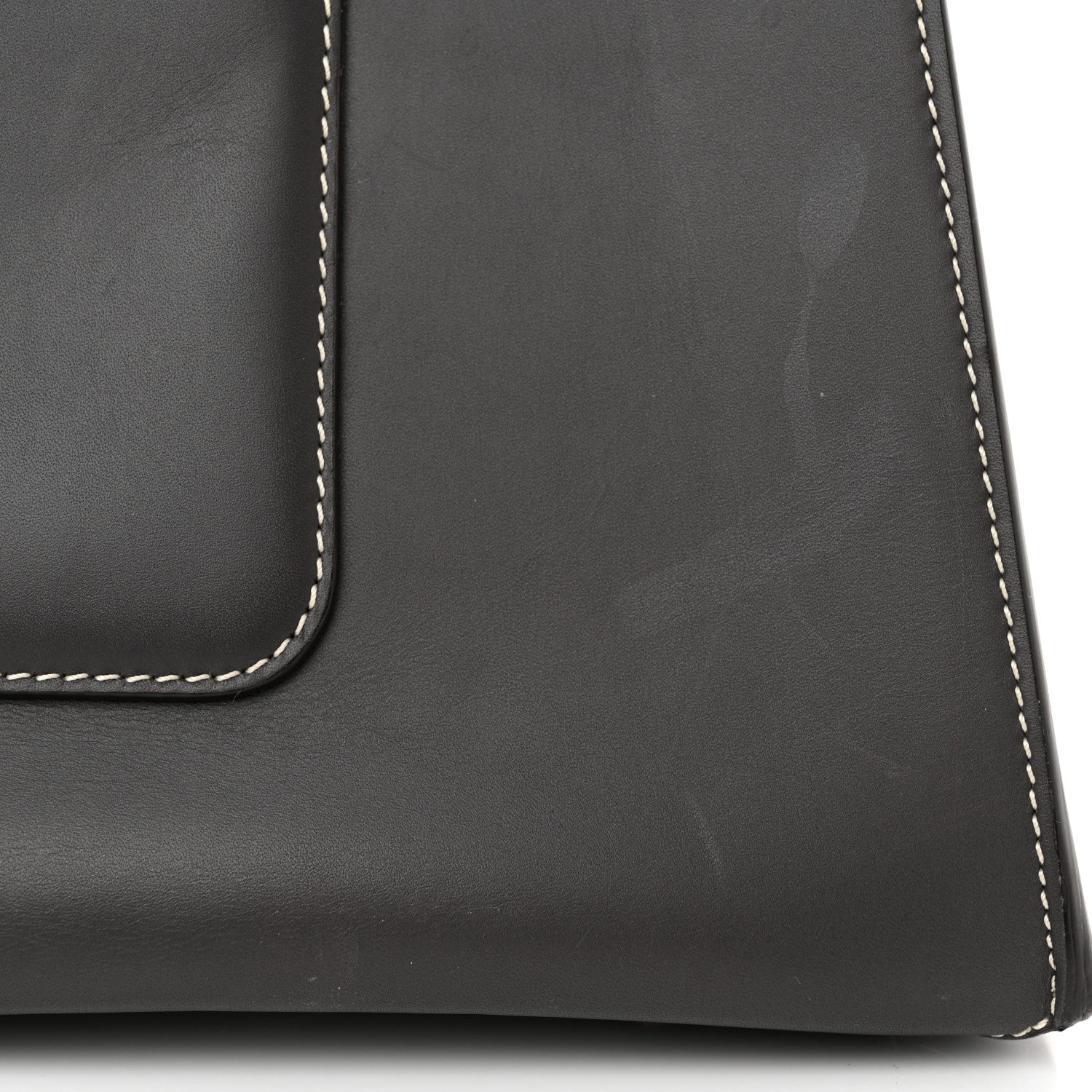 Celine Smooth Calfskin Medium Edge Shoulder Bag Grey 15 of 16