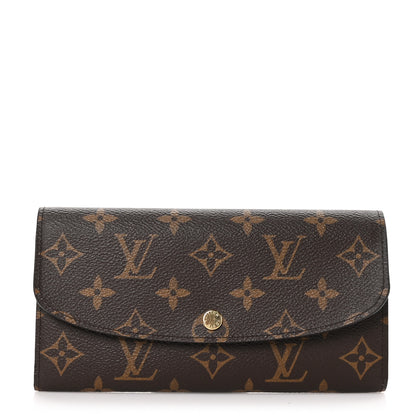 Louis Vuitton Monogram Emilie Wallet Rose Ballerine 1 of 7