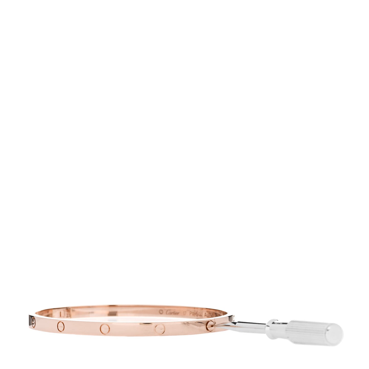 18K Pink Gold Small LOVE Bracelet 17