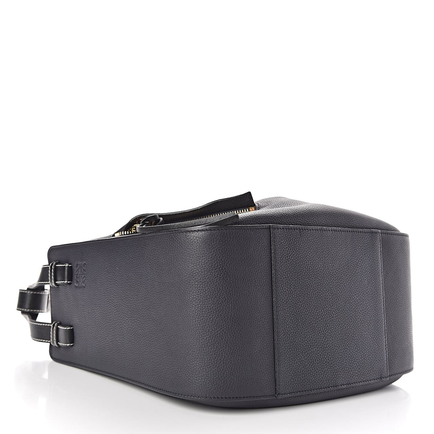 Calfskin Small Hammock Shoulder Bag Midnight Blue Black