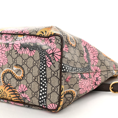 Gucci Soft GG Supreme Monogram Bengal Medium Crossbody Tote Beige Pink 10 of 11