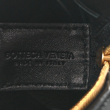 Bottega Veneta Lambskin Maxi Intrecciato Mini Cassette Camera Bag Black 6 of 9