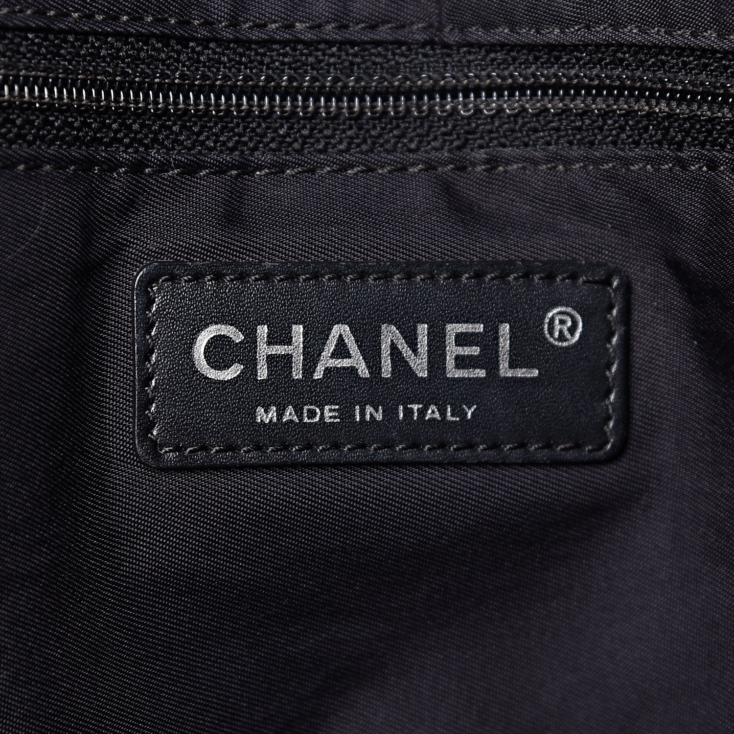 Chanel Nylon Large Travel Tote Black 6 of 12