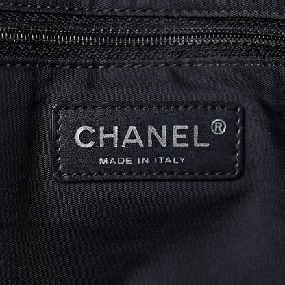 Chanel Nylon Large Travel Tote Black 6 of 12