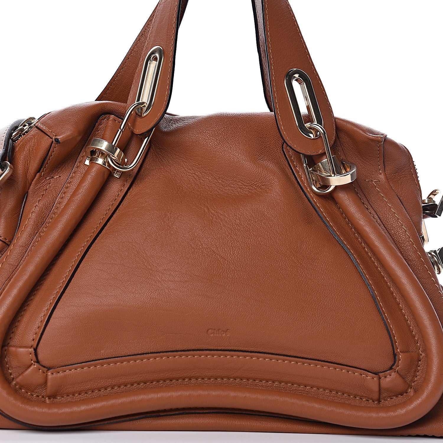 Chloe Sheepskin Medium Military Paraty Brown Delight 18 of 18