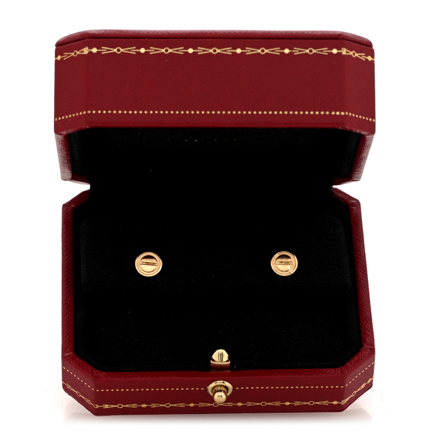 18K Yellow Gold LOVE Earrings