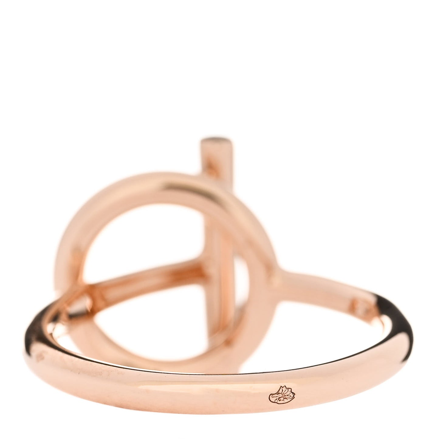18K Rose Gold Diamond PM Echappee Ring 50 5.5