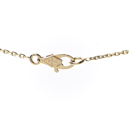 Van Cleef & Arpels 18K Yellow Gold Mother of Pearl Sweet Alhambra Butterfly Pendant Necklace 5 of 8